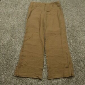 Mossimo pants Womens 6 Linen high rise Wide Leg Career Casual‎ hippie boho 32X31